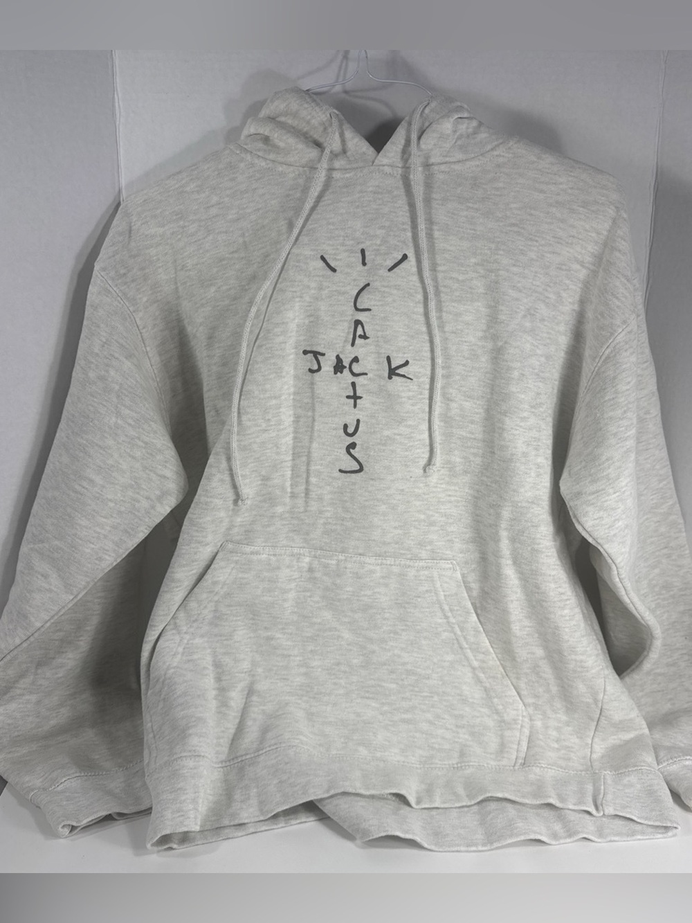 Travis Scott Light Gray Pullover Hoodie